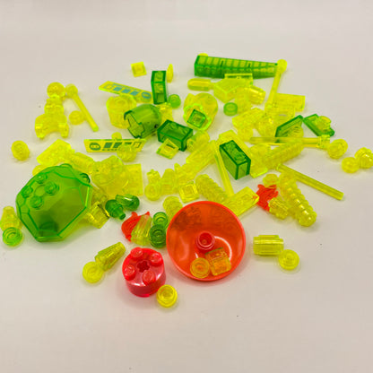 LEGO Transparent Mixed Neon, Approx. 40g
