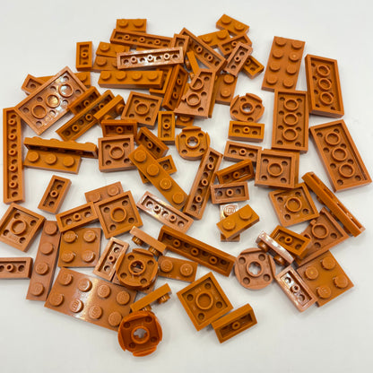 LEGO Mixed Pieces, Dark Orange, Approx. 40g