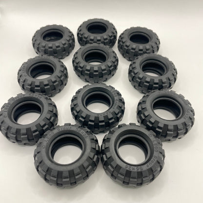 LEGO Medium Tyres, Black, 12 Pieces