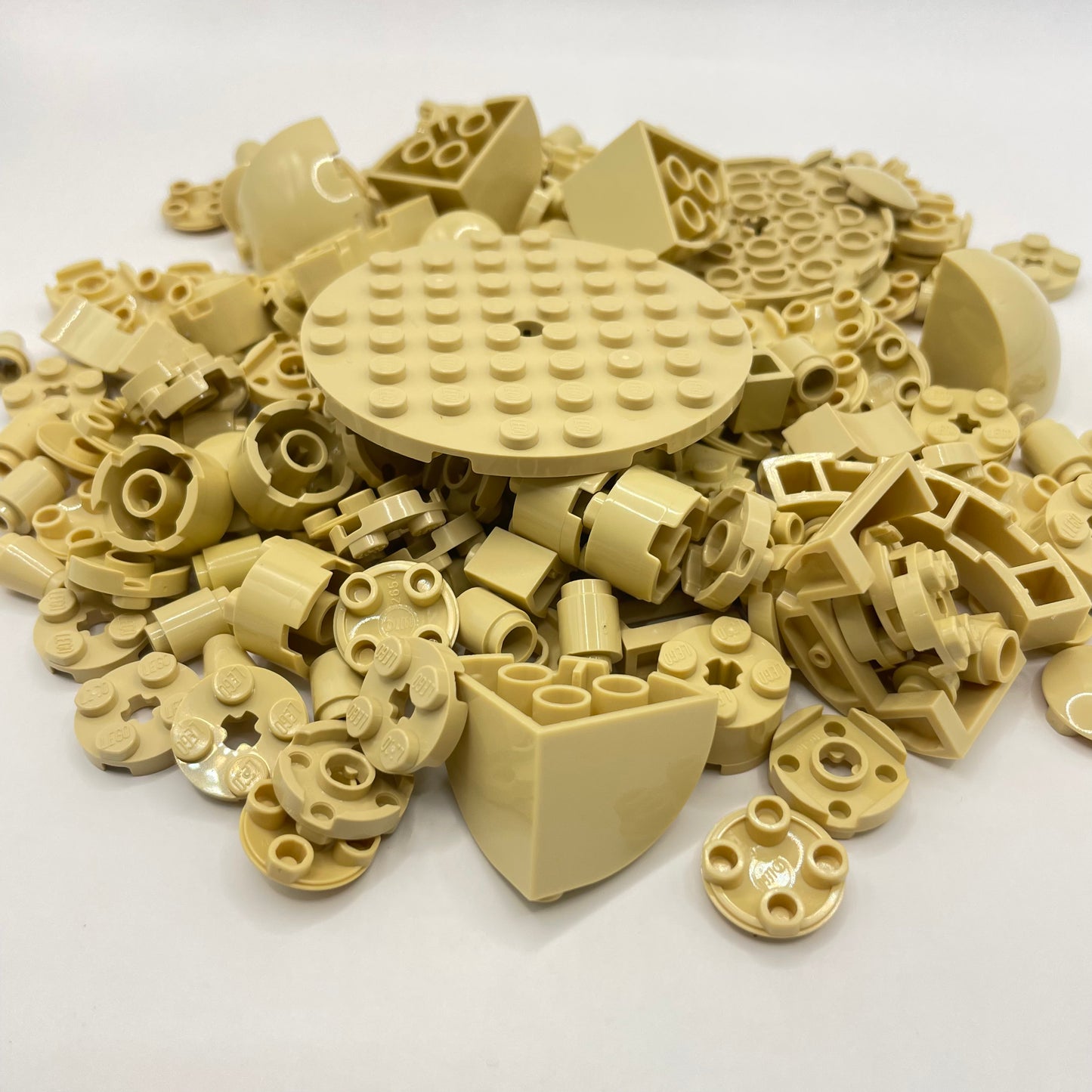 LEGO Round, Tan, Approx. 110g