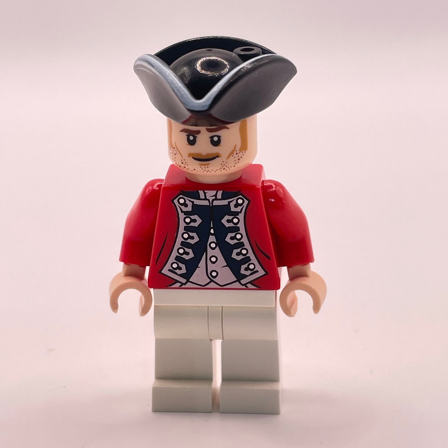 LEGO King George's Officer, Pirates of the Caribbean, Minifigure (poc018) Incomplete
