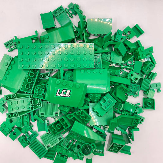 LEGO Mixed Green, Building, Vehicle, SNOT, Approx. 175g