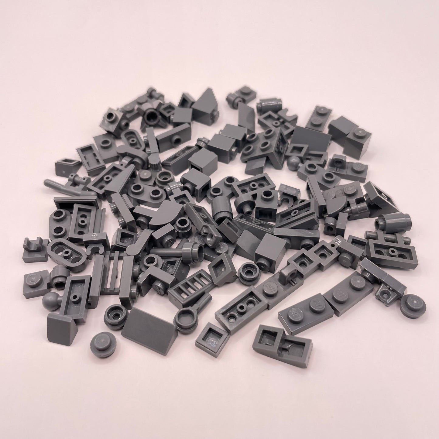 LEGO Greebling, Dark Bluish Grey, 100 Pieces