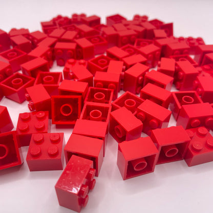 LEGO 2x,Short, Bricks, Red, Approx. 110g