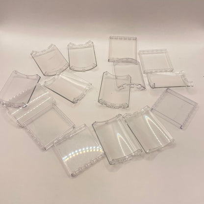 LEGO Clear Transparent Panels, Building, 15 Pieces