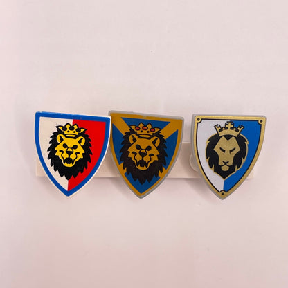 LEGO Lion Shields, Minifigure Accessories, 3 Pieces
