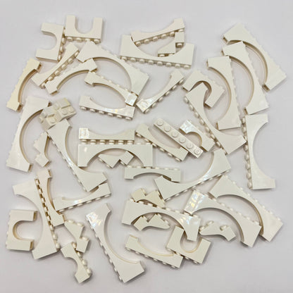 LEGO Arches, White, 45 Pieces