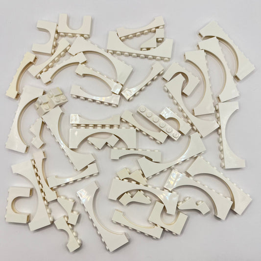 LEGO Arches, White, 45 Pieces