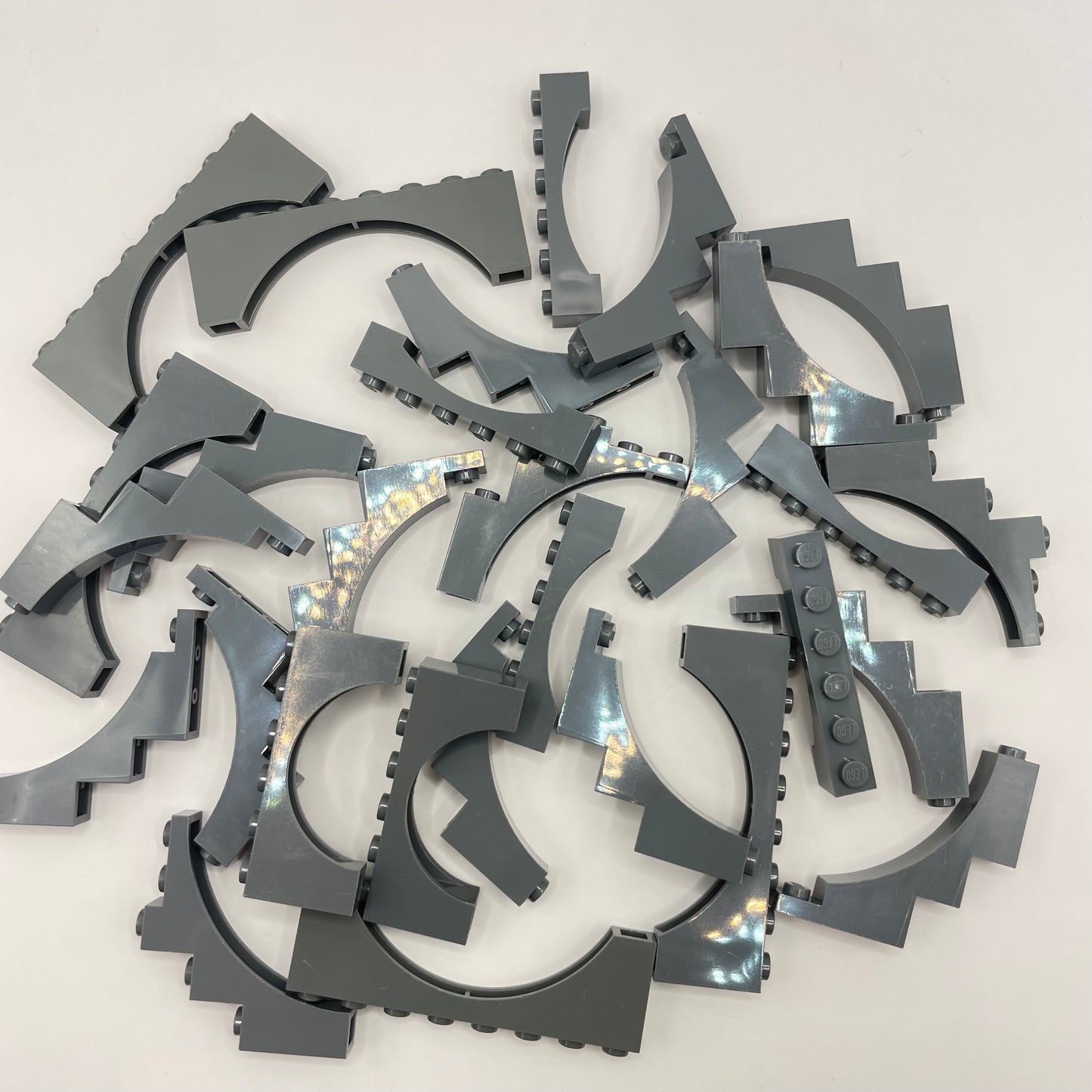 LEGO Arches, Dark Bluish Grey, Building, Approx. 70g
