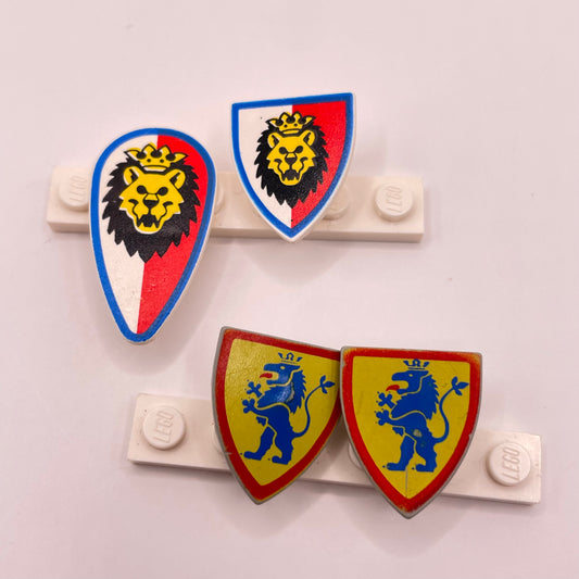LEGO Lion Knights Shields, Castle, Minifigure Accessories, 4 Pieces