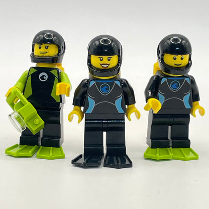 LEGO Scuba, City, Minifigures (pack of 3)