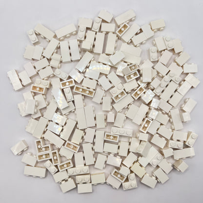LEGO Small Bricks, 1x Wide, White, Approx. 140g