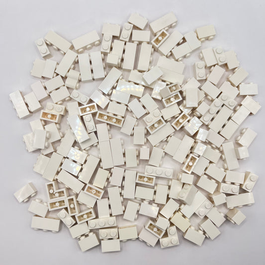 LEGO Small Bricks, 1x Wide, White, Approx. 140g