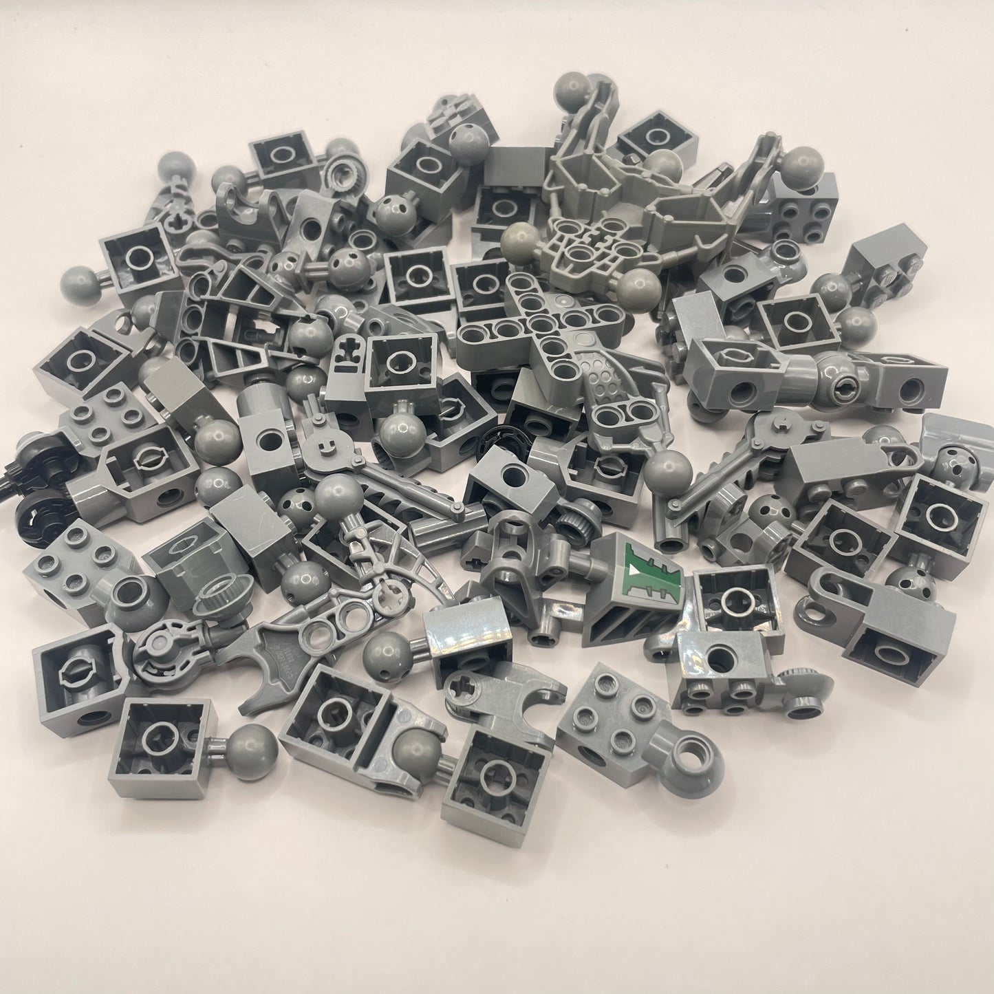 LEGO Bionicle Joints, Dark Bluish Grey, Approx. 160g