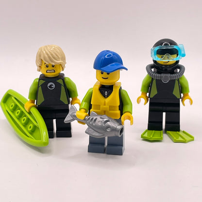 LEGO Water Sports, City, Minifigures, Set of 3
