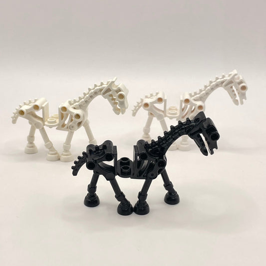 LEGO Skeletal Horse, 3 Pack, Animals, Black and White