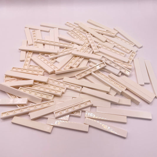 LEGO Tiles, 1x Wide, Long, White, Approx. 85g