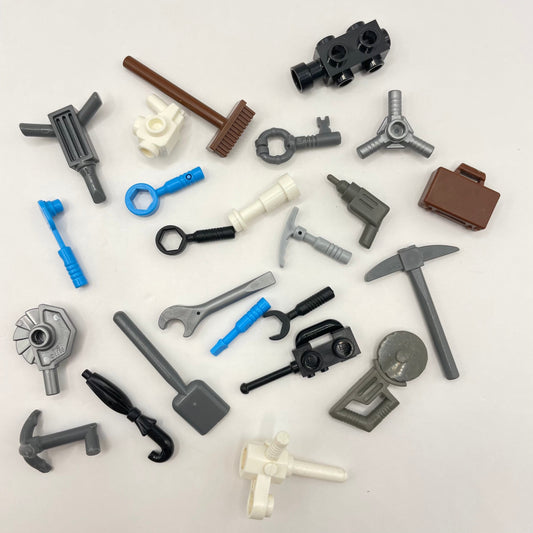 LEGO Tools, Minifigure Accessories, 25 Pieces