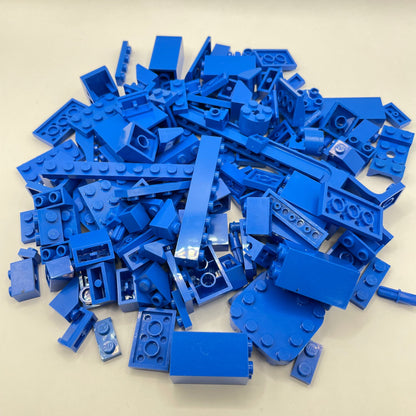 LEGO Blue, Mixed Bricks, Approx. 130g