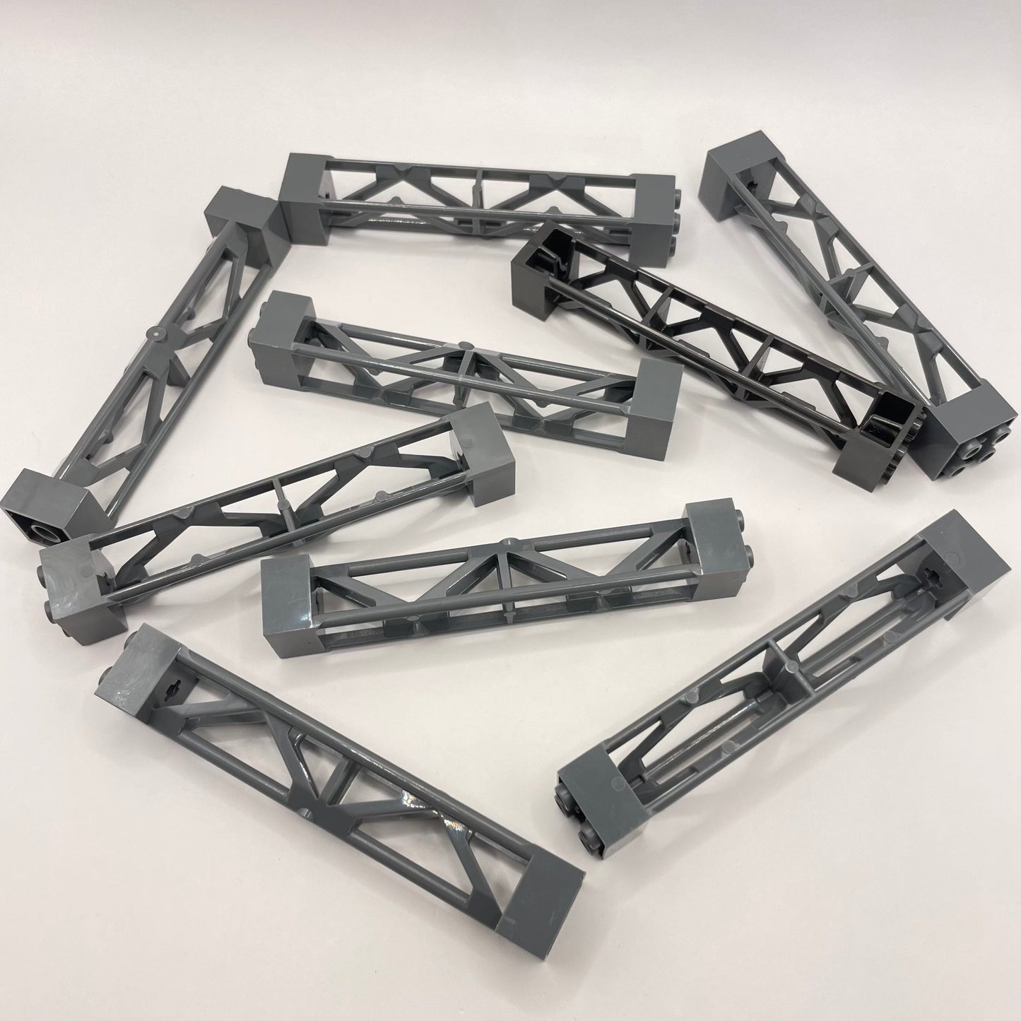 LEGO Girders, Mixed Grey, 9 Pieces
