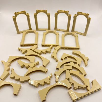 LEGO Arches, Tan, Building, Approx. 90g
