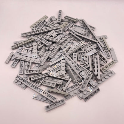 LEGO  Plates, 1x Wide, Light Bluish Grey, Approx. 90g