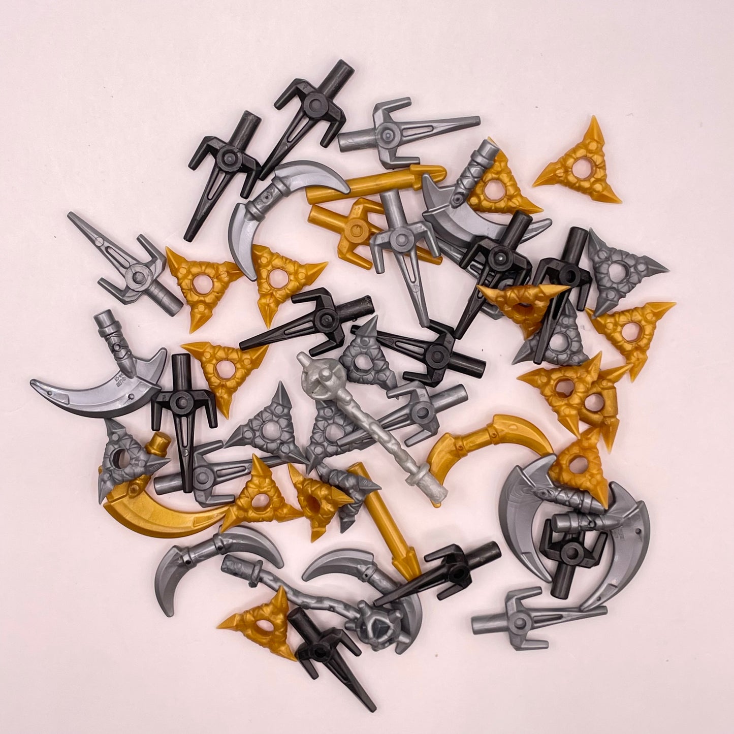 LEGO Mixed, Blades, Tools and Weapons, Minifigure, 50 Pieces