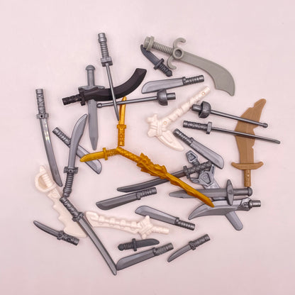 LEGO Swords, Mixed, Tools and Weapons, Minifigure, 30 Pieces