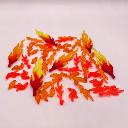 LEGO Transparent, Flames, 50 Pieces