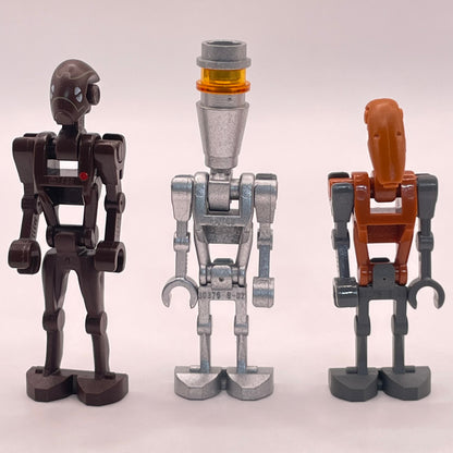 LEGO Mixed Battle Droids, Star Wars, Minifigure (3 Pack)