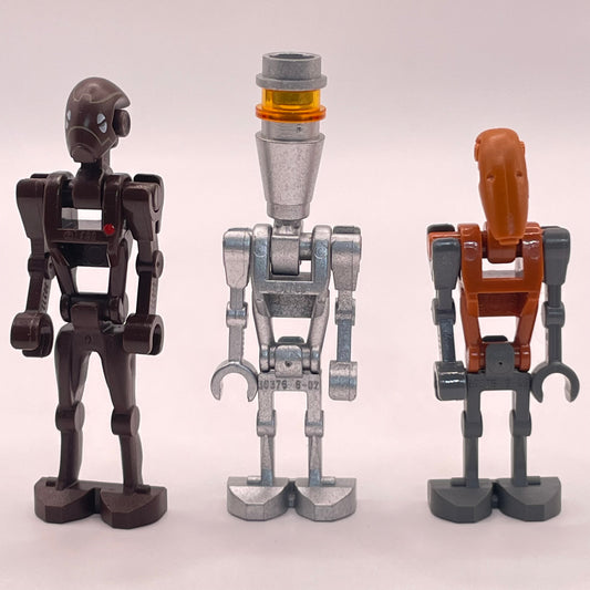 LEGO Mixed Battle Droids, Star Wars, Minifigure (3 Pack)