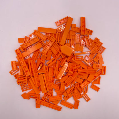 LEGO Orange, Tiles, Approx. 55g