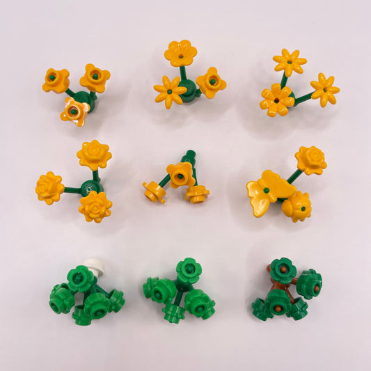 LEGO Flowers Shrubs, Mixed Colours, 40 Pieces