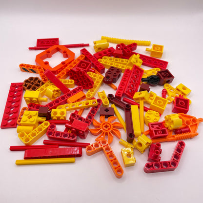LEGO Mixed Technic, Mixed Sunset Colours, Approx. 100g