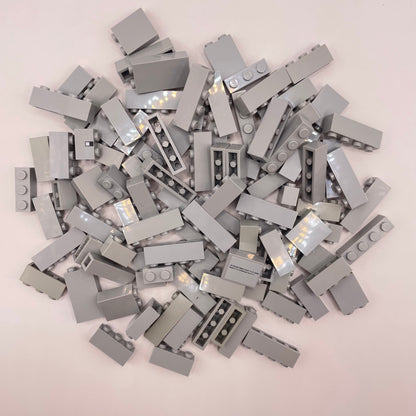 LEGO Bricks 1x Wide Short , Light Bluish Grey, Approx. 130g