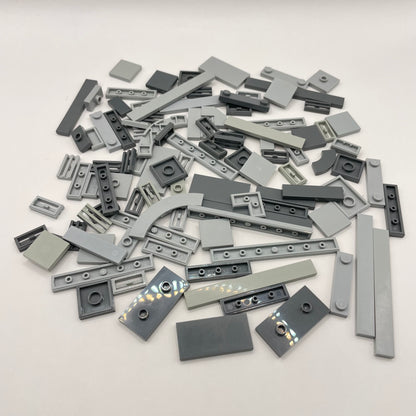 LEGO Tiles, Mixed Grey, Approx. 50g