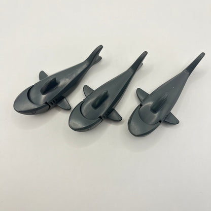 LEGO Sharks with Gills, Dark Bluish Grey, 3 Pieces