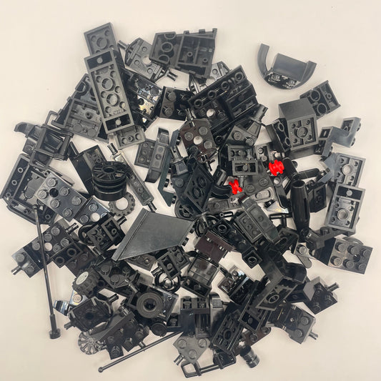 LEGO Mixed Vehicle Pieces, Black, Approx. 100g