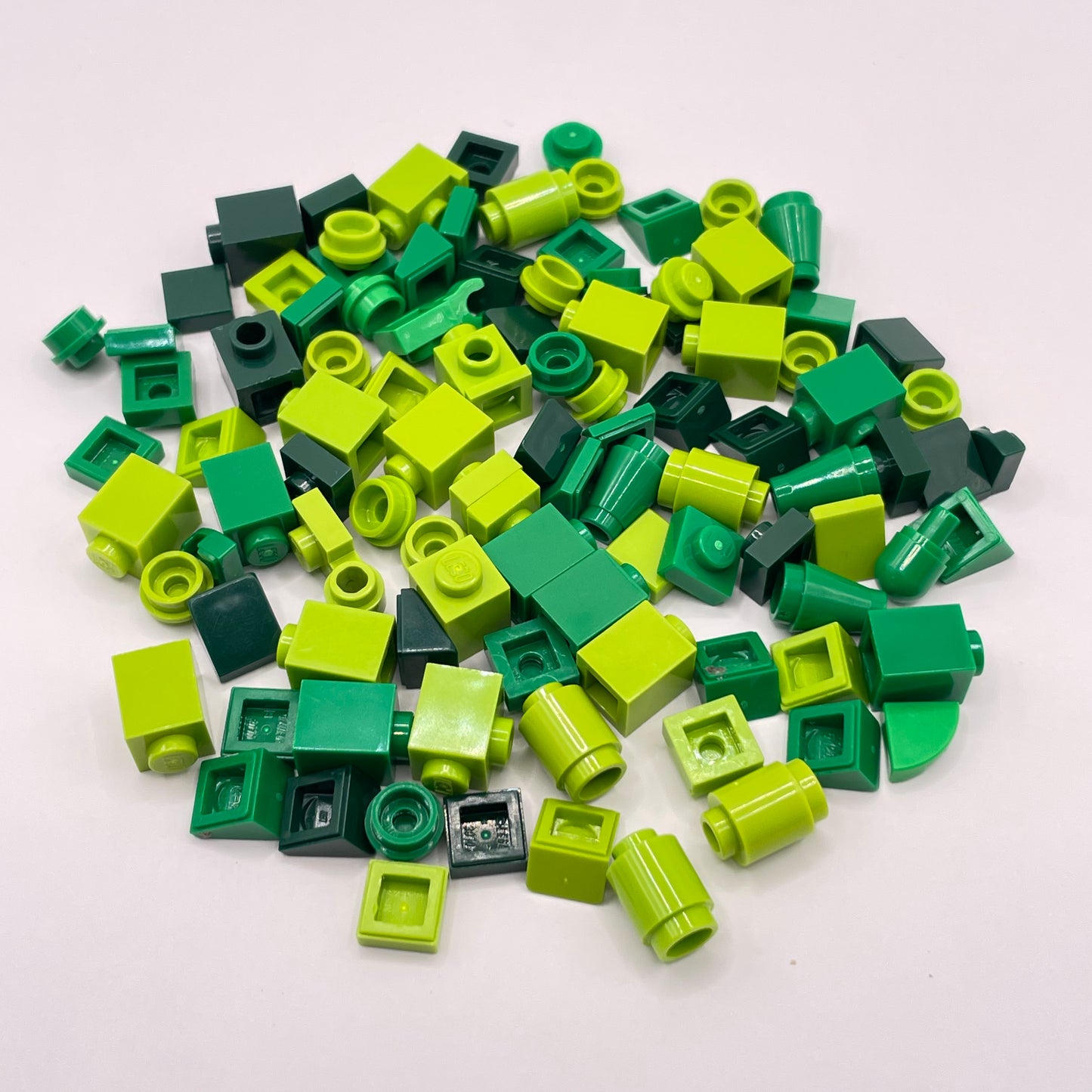 LEGO Mixed Green, Greebling, 100 Pieces