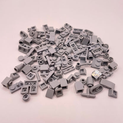 LEGO Greebling, Light Bluish Grey, 100 Pieces