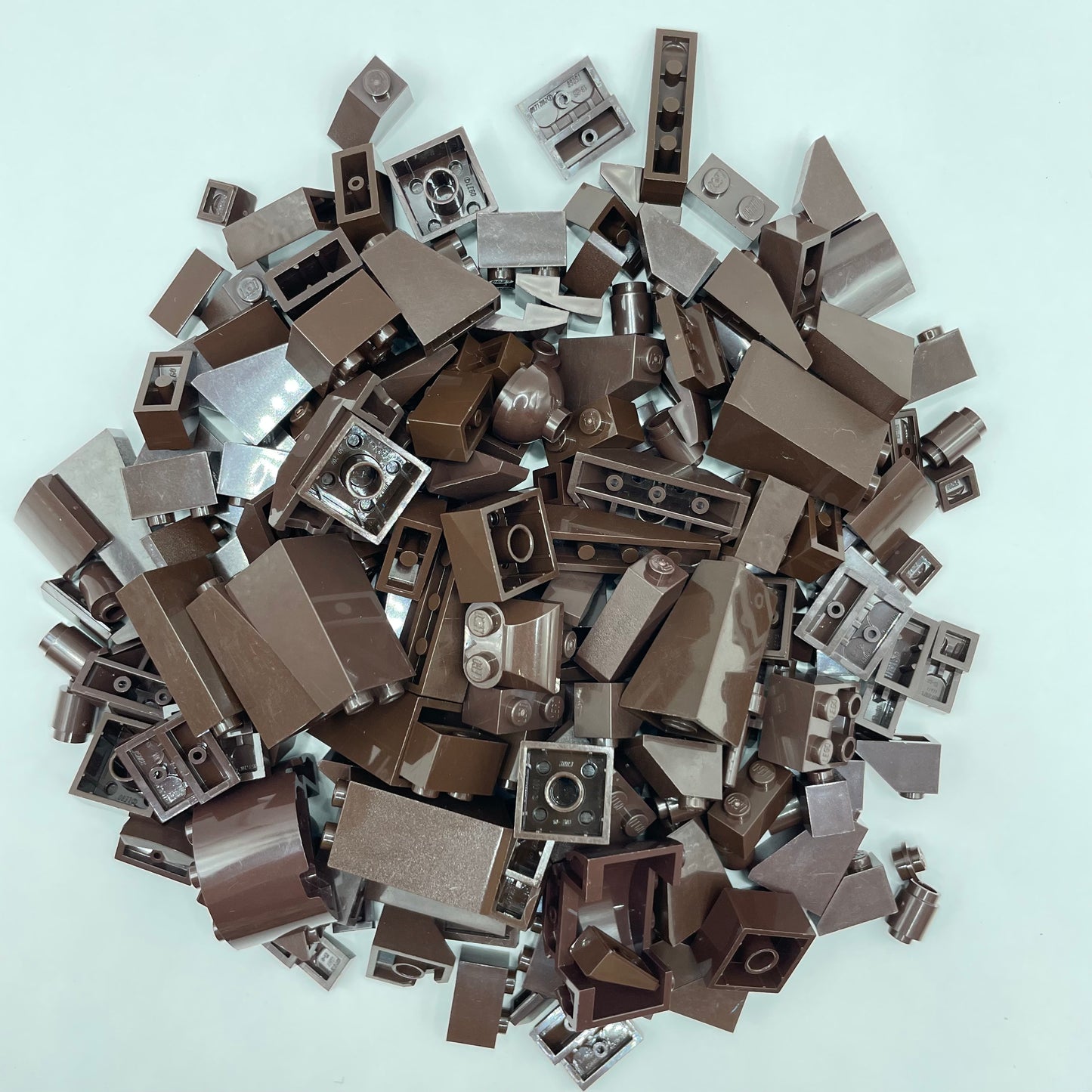 LEGO Mixed Bricks, Dark Brown, Approx. 150g