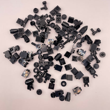 LEGO Greebling, Black, 100 pieces