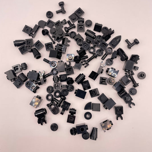 LEGO Greebling, Black, 100 pieces