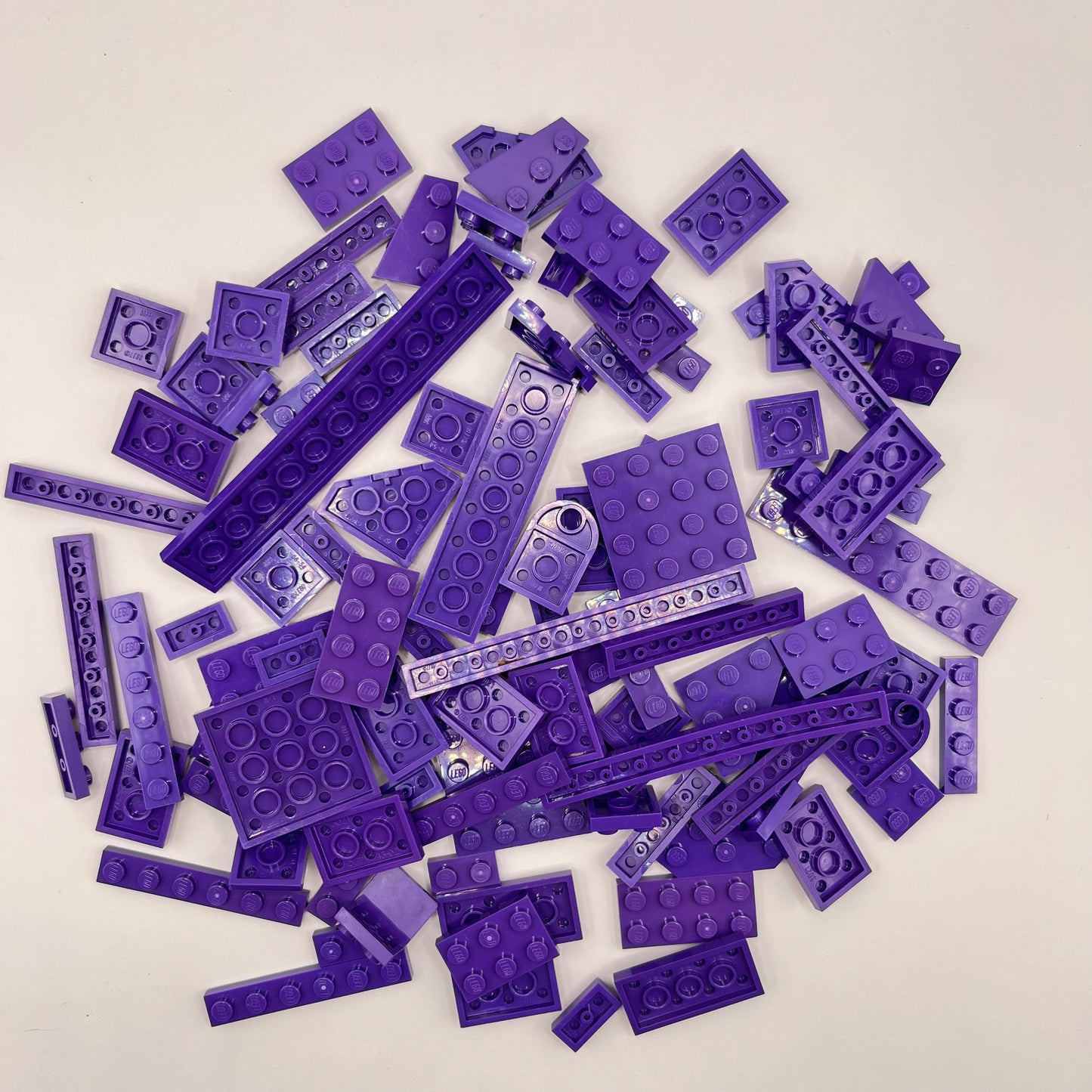 LEGO Dark Purple, Plates, Approx. 80g