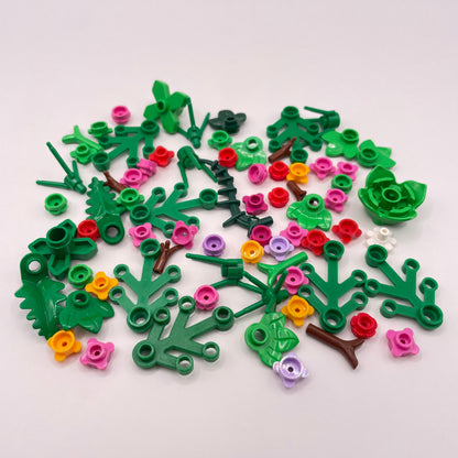 LEGO Flowers and Leaves, Mixed Colours, Plant, 70 Pieces