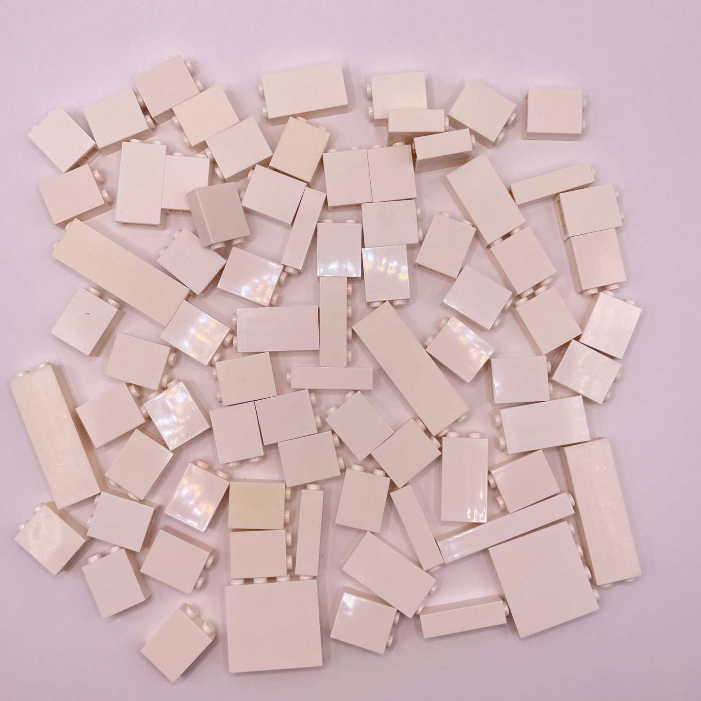 LEGO Brick, 1x Wide, Tall, White, Approx. 130g