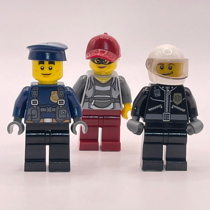 LEGO Cops and Robber, City, Minifigures (Pack of 3)