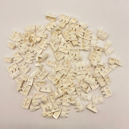 LEGO Claw Bricks, White, 120 Pieces