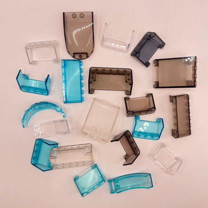 LEGO   Small Windscreens, Transparent Mixed Colours, 20 Pieces