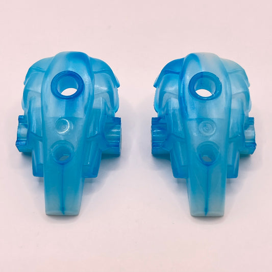 LEGO Bionicle, Back Plate, Marble, Glow In The Dark, 2 Pieces